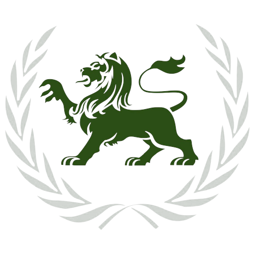 PHESMUN lion and laurel seal